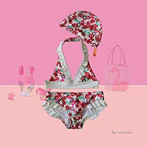 Bikini  Swimsuit Set Floral 3-Piece